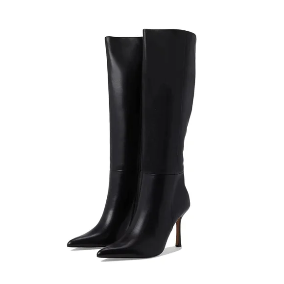 FARYL by Farylrobin Gael Black Leather Size 8 M - Picture 3 of 8